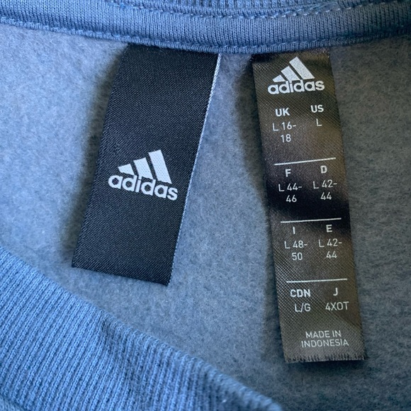 Adidas Colorblock cropped large sweatshirt - Picture 3 of 4